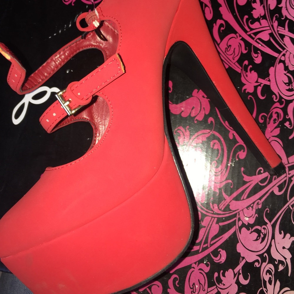 Red high heels